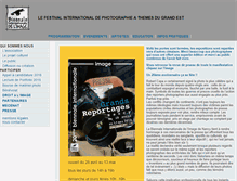 Tablet Screenshot of biennale-nancy.org